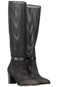 CHRISTIAN DIOR Empreinte Mesh Boots Black