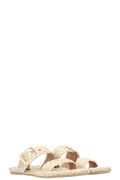 CHRISTIAN DIOR Woven Raffia Flats
