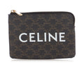 Celine Triomphe Canvas Coin Pouch