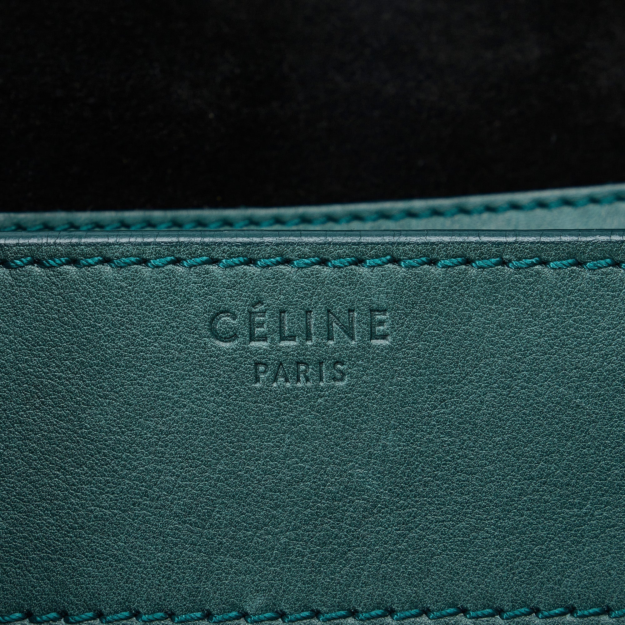 Green Celine Phantom Luggage Tote