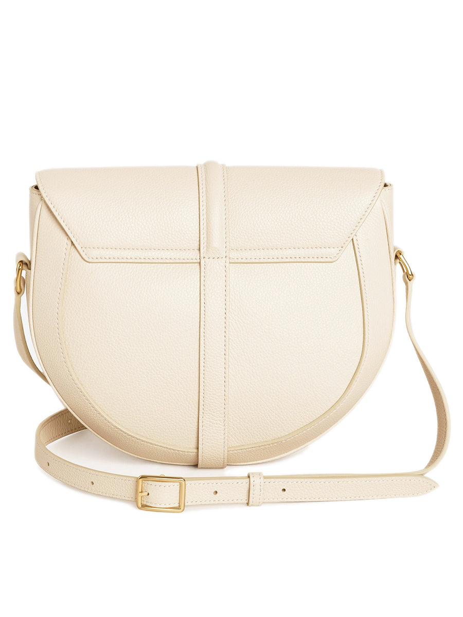 Besace 16 in Grained Calfskin Cream
