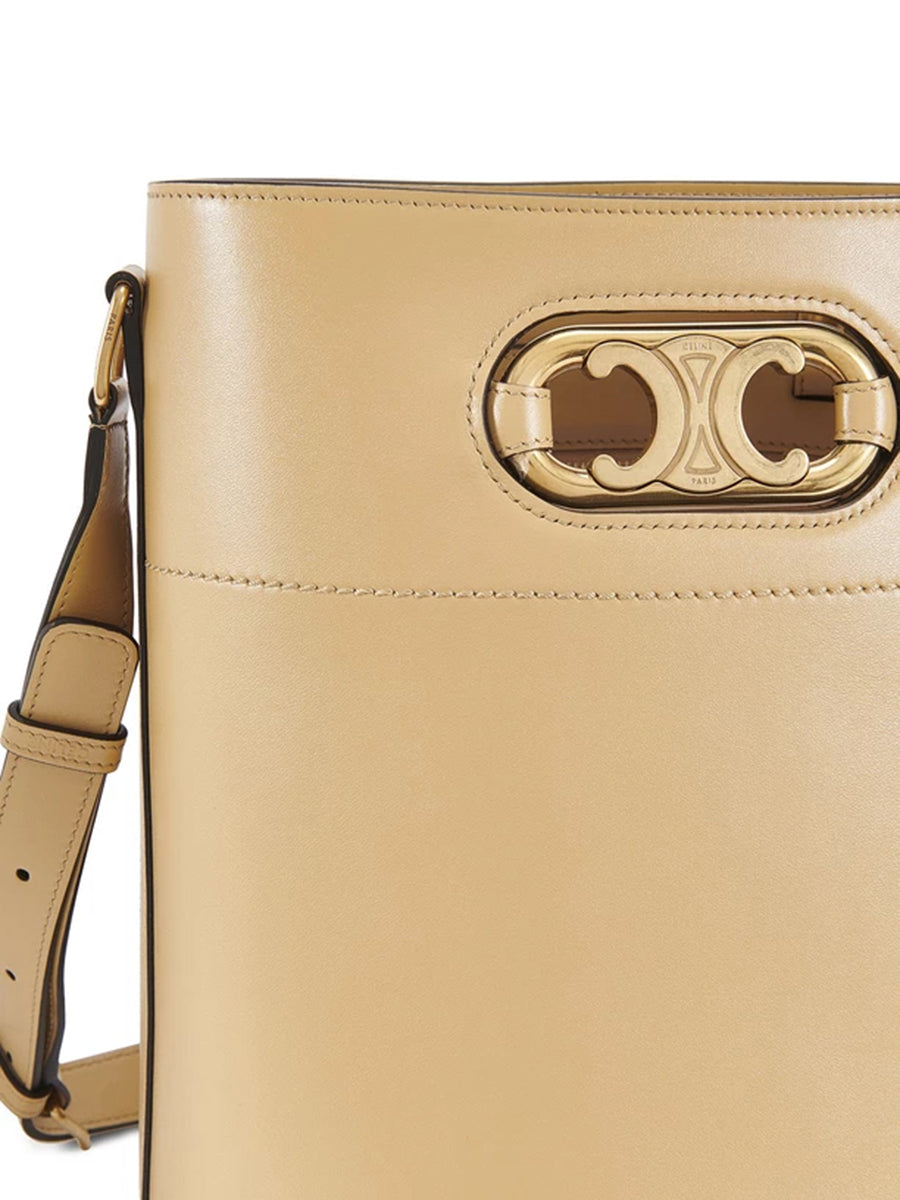 Bucket Maillon Triomphe in Satinated Calfskin