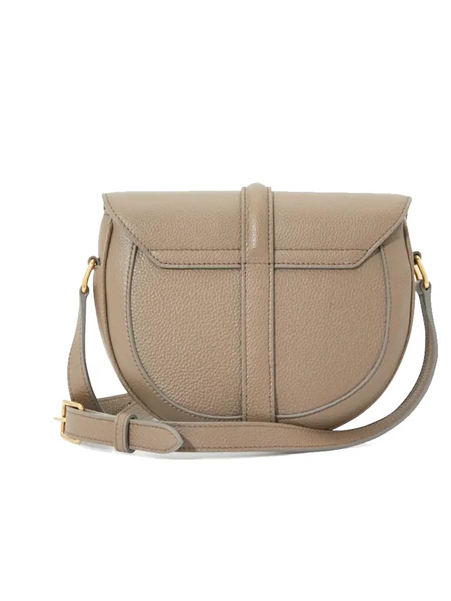 Celine Small Besace 16 in Grey Grained Calfskin