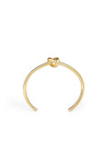 Knot Extra-Thin Bracelet in Brass with Gold Finish