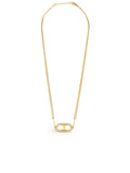 Maillon Triomphe Necklace in Gold Brass
