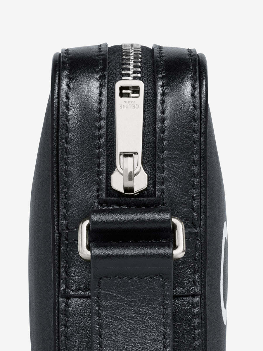Medium Messenger Bag in Smooth Calfskin with Celine Print