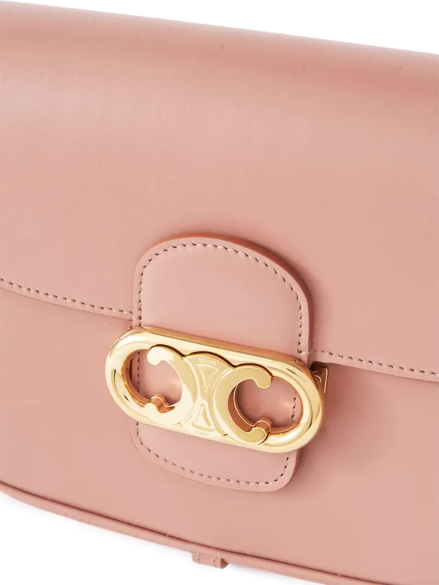 Medium Triomphe Maillon Bag In Vintage Pink