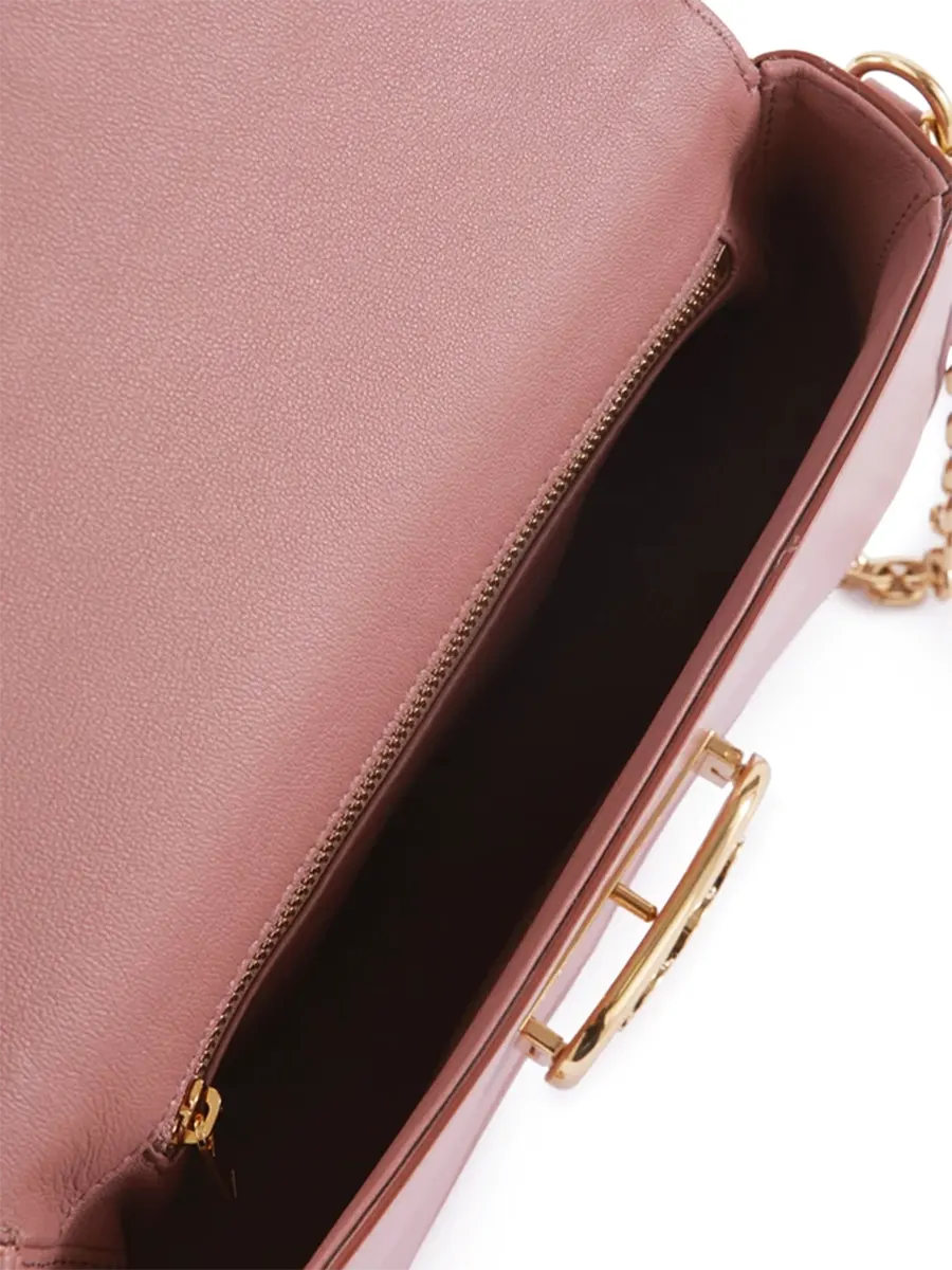Medium Triomphe Maillon Bag In Vintage Pink