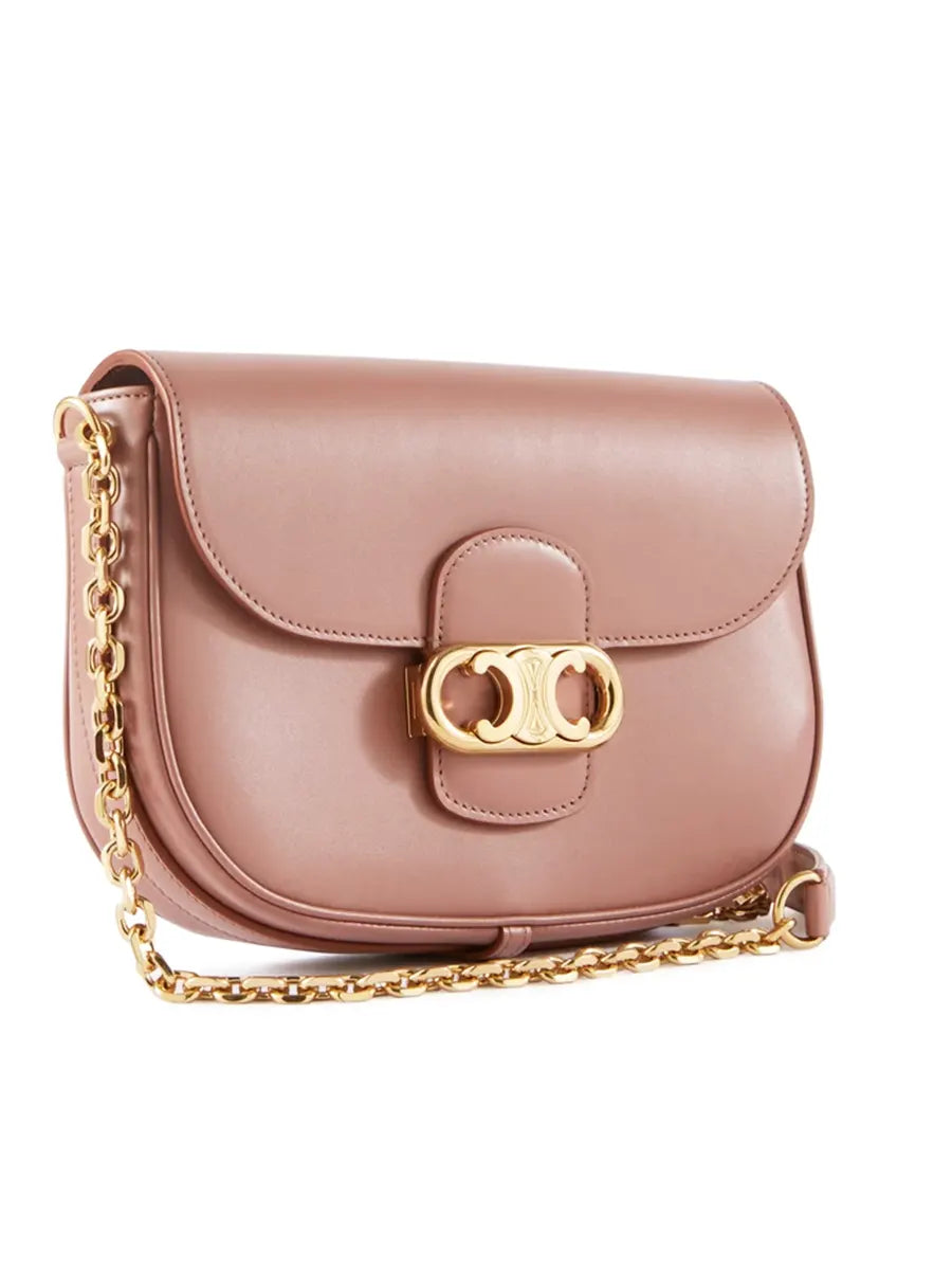 Medium Triomphe Maillon Bag In Vintage Pink