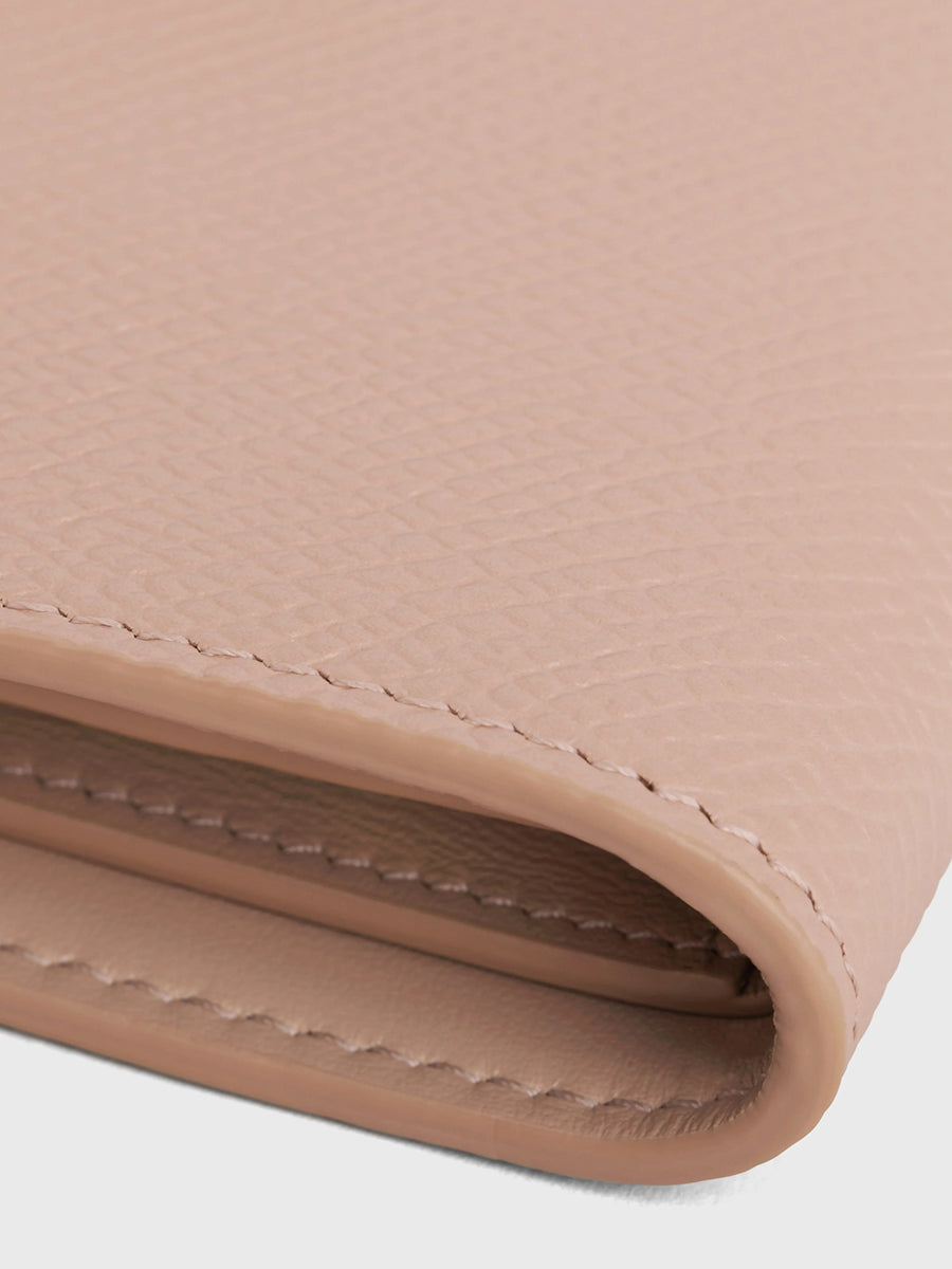 Medium Strap Wallet in Bicolour Grained Calfskin