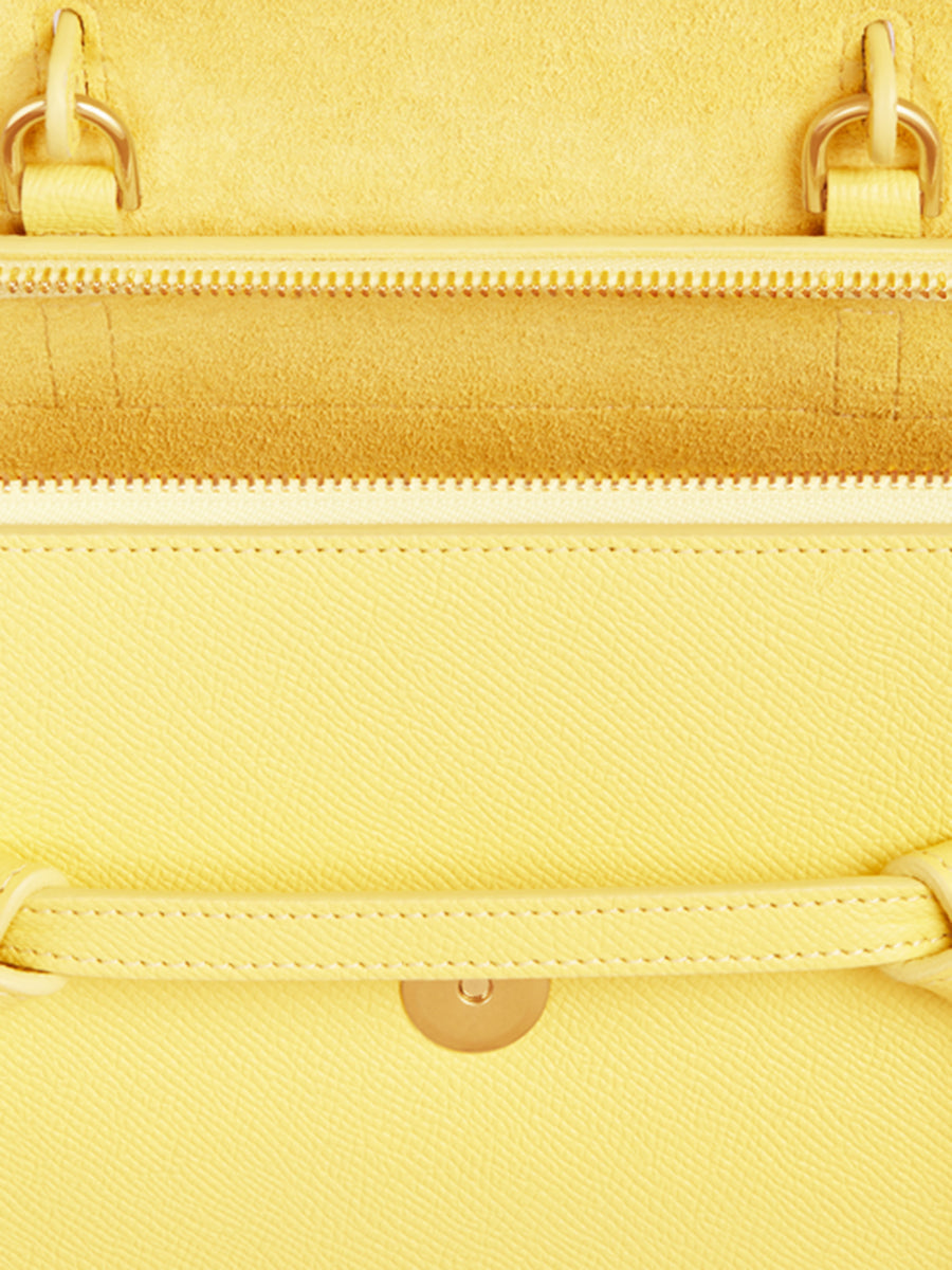 Nano Belt Bag in Gained Calfskin in Acacia