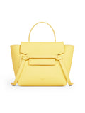 Nano Belt Bag in Gained Calfskin in Acacia