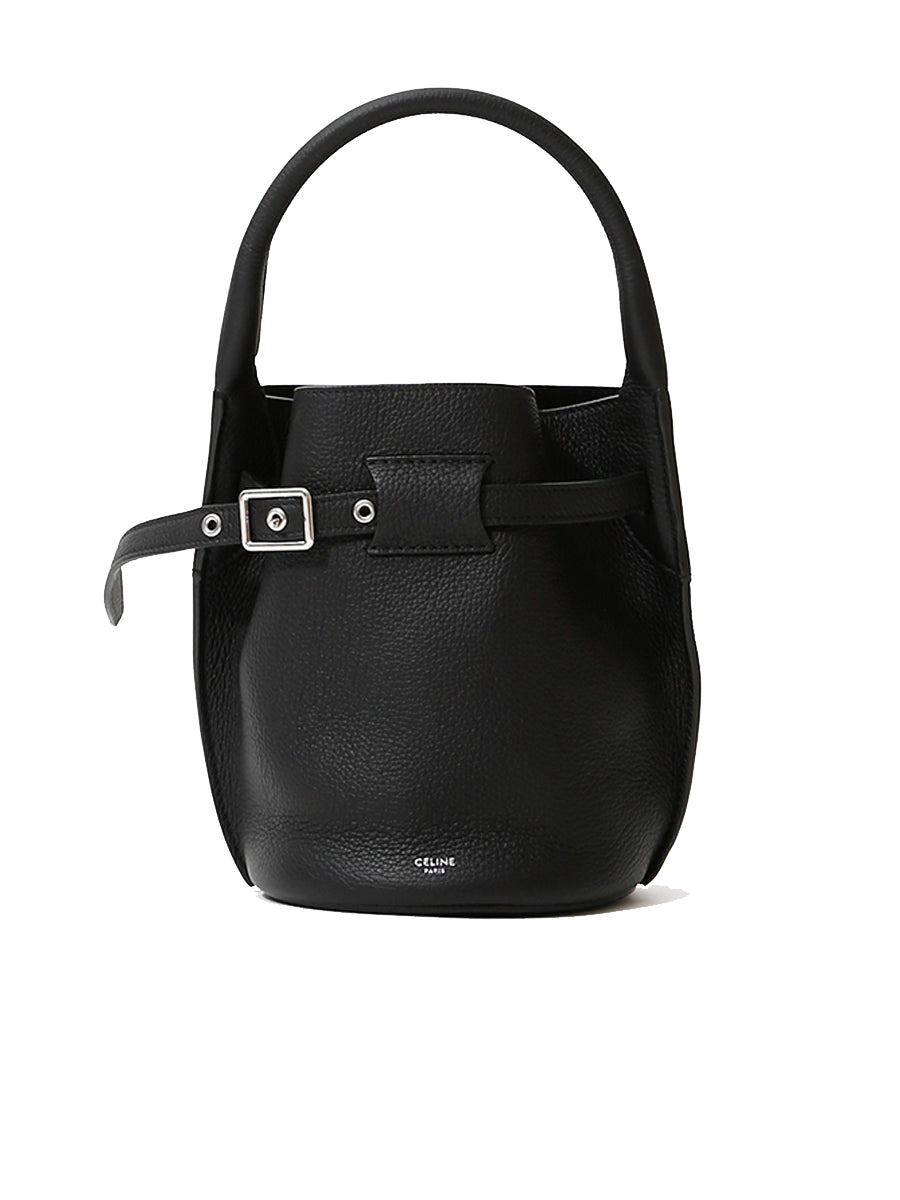 Big Bag Nano Bucket in Supple Grained Calfskin