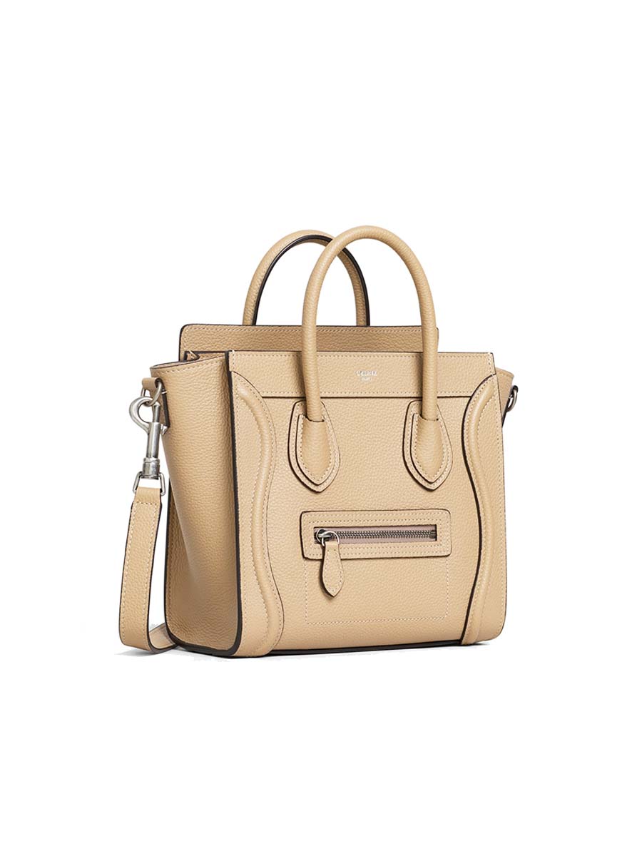 Nano Luggage Dune Grained Leather Tote