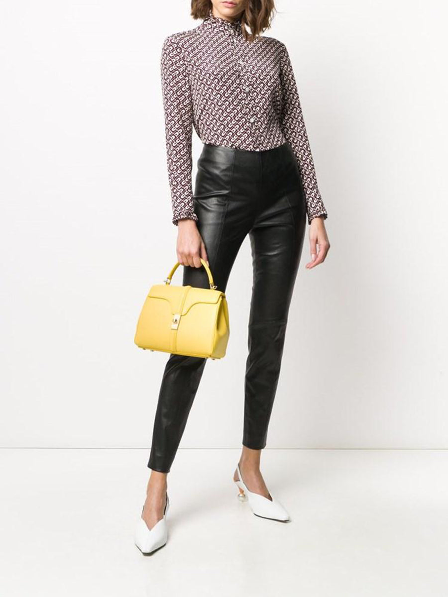 Small 16 Bag in Citron Grained Calfskin