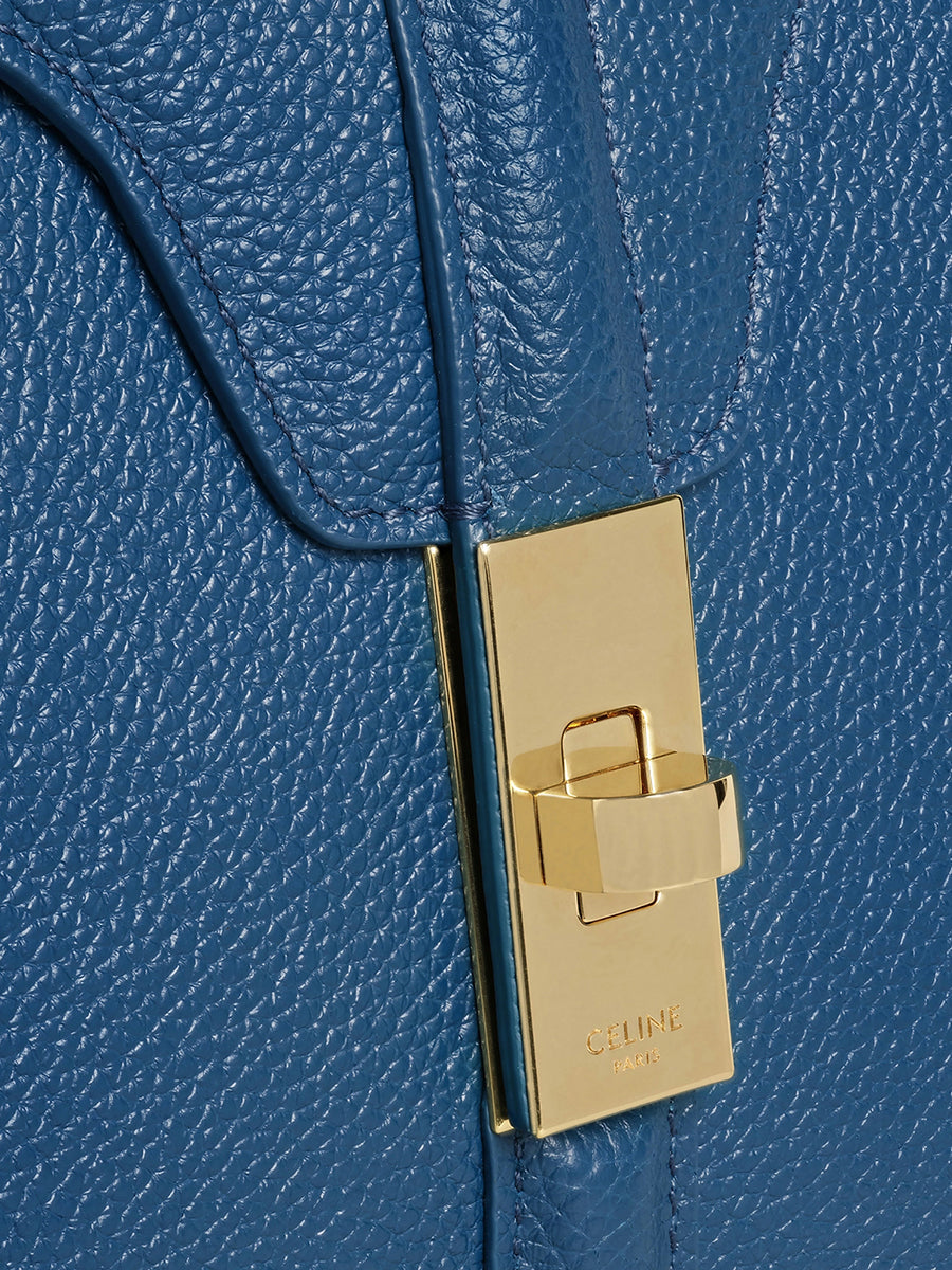 Small 16 Bag in Petrol Grained Calfskin