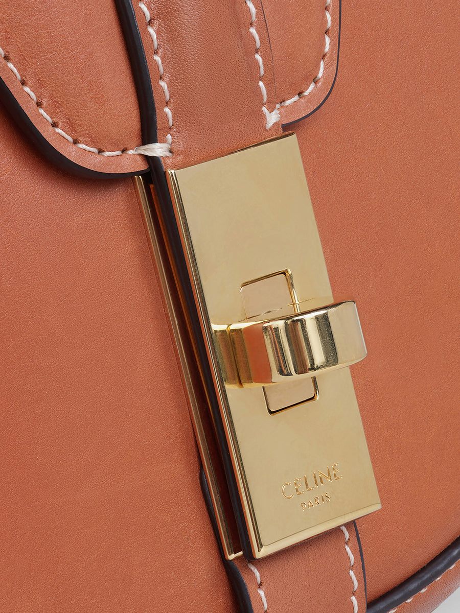 Small Besace 16 Bag in Tan Natural Calfskin