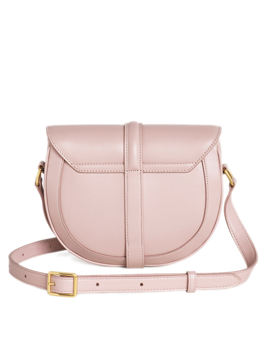 Small Besace 16 Bag in Vintage Pink Satinated Calfskin