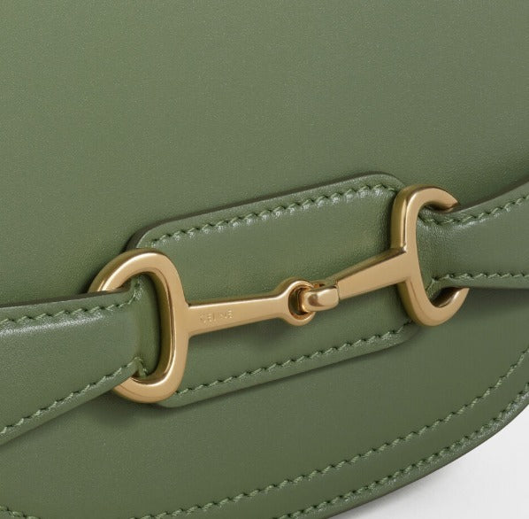 Small Crecy Bag in Shiny Calfskin Light Khaki