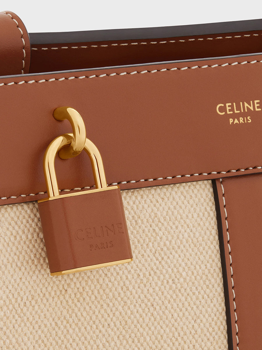Teen Cabas de France in Textile and Calfskin