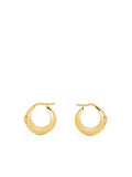 Triomphe Large Earrings in Brass with Gold Finish