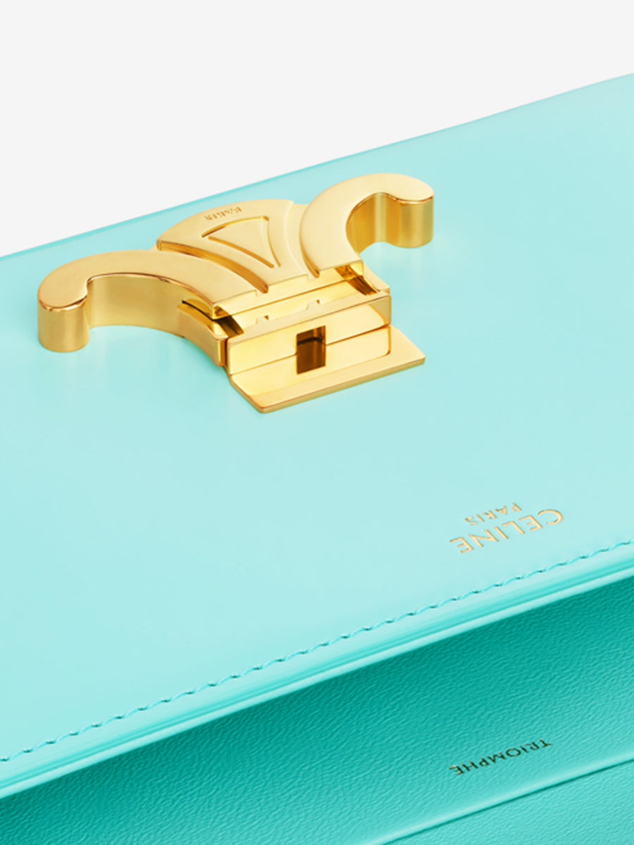 Triomphe Shoulder Bag in Shiny Calfskin