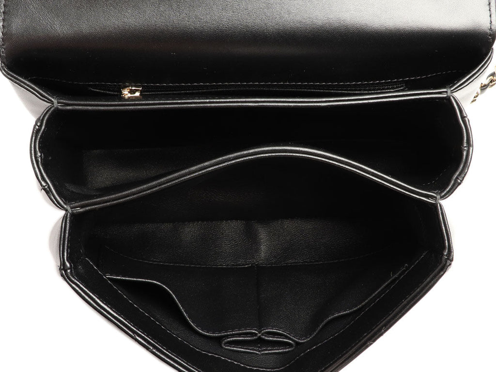 Chanel Medium Black Quilted Lambskin Trendy CC Flap
