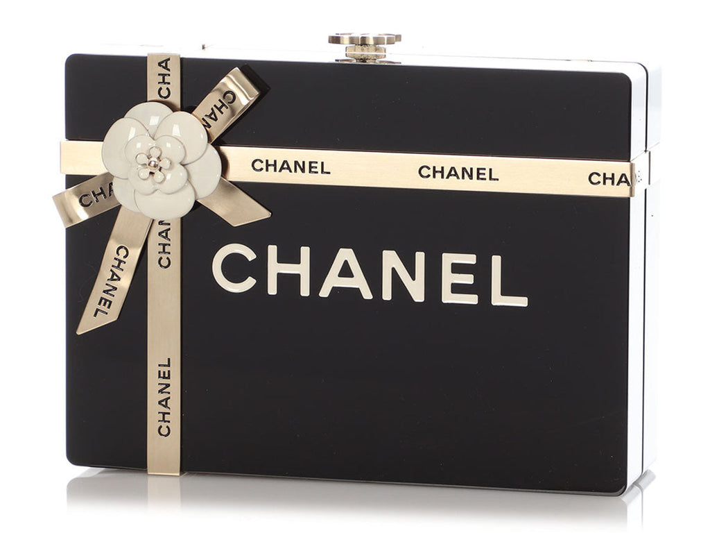 Chanel Black Plexiglass Gift Box MinaudiÃ¨re