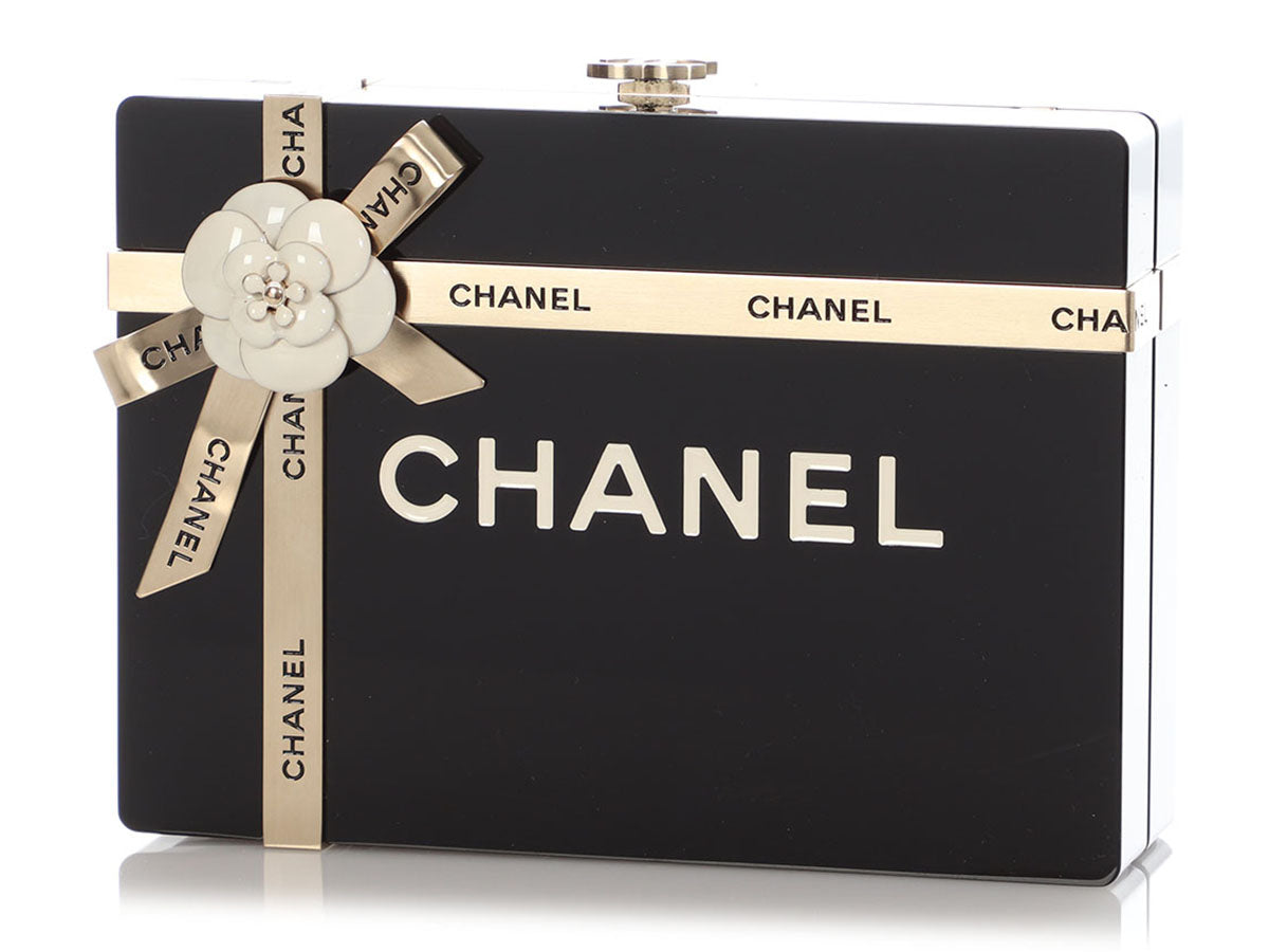 Chanel Black Plexiglass Gift Box MinaudiÃ¨re