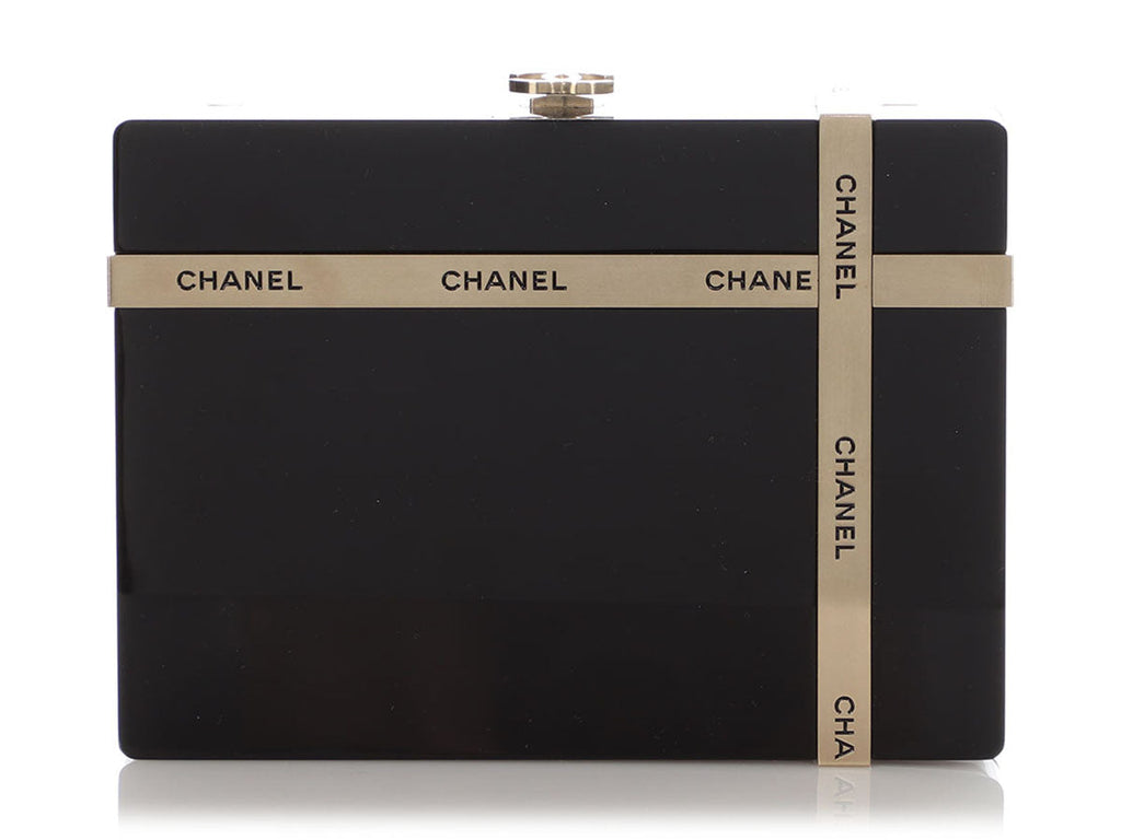 Chanel Black Plexiglass Gift Box MinaudiÃ¨re