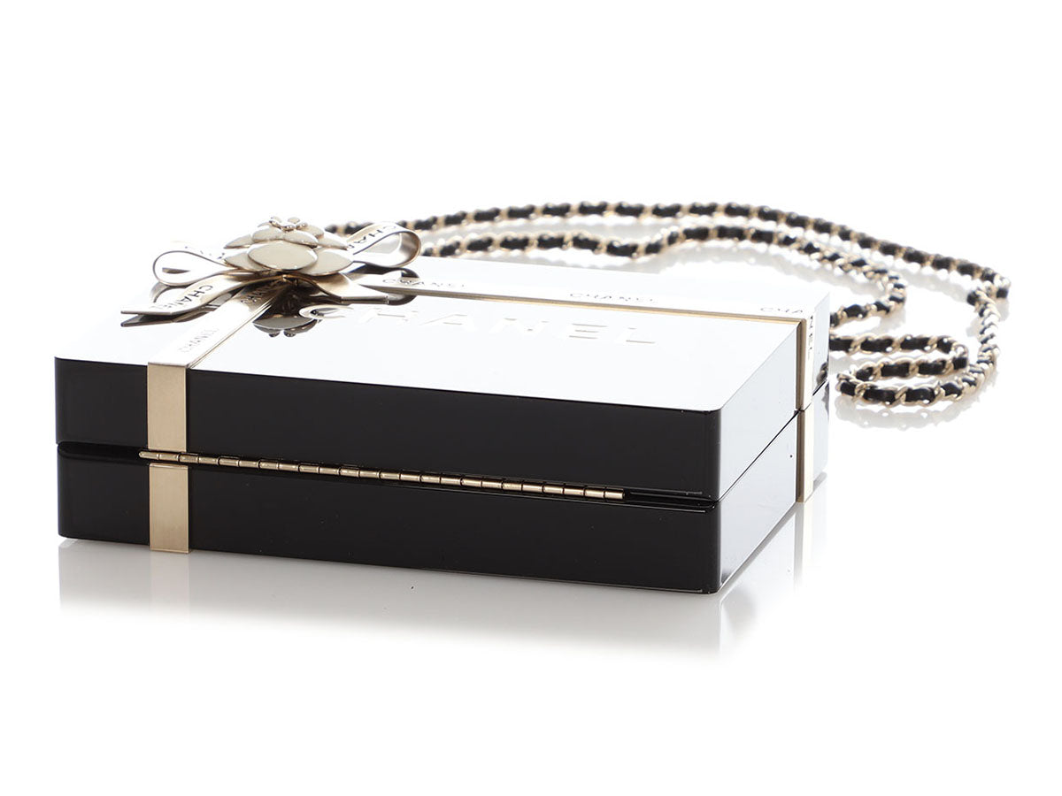Chanel Black Plexiglass Gift Box MinaudiÃ¨re