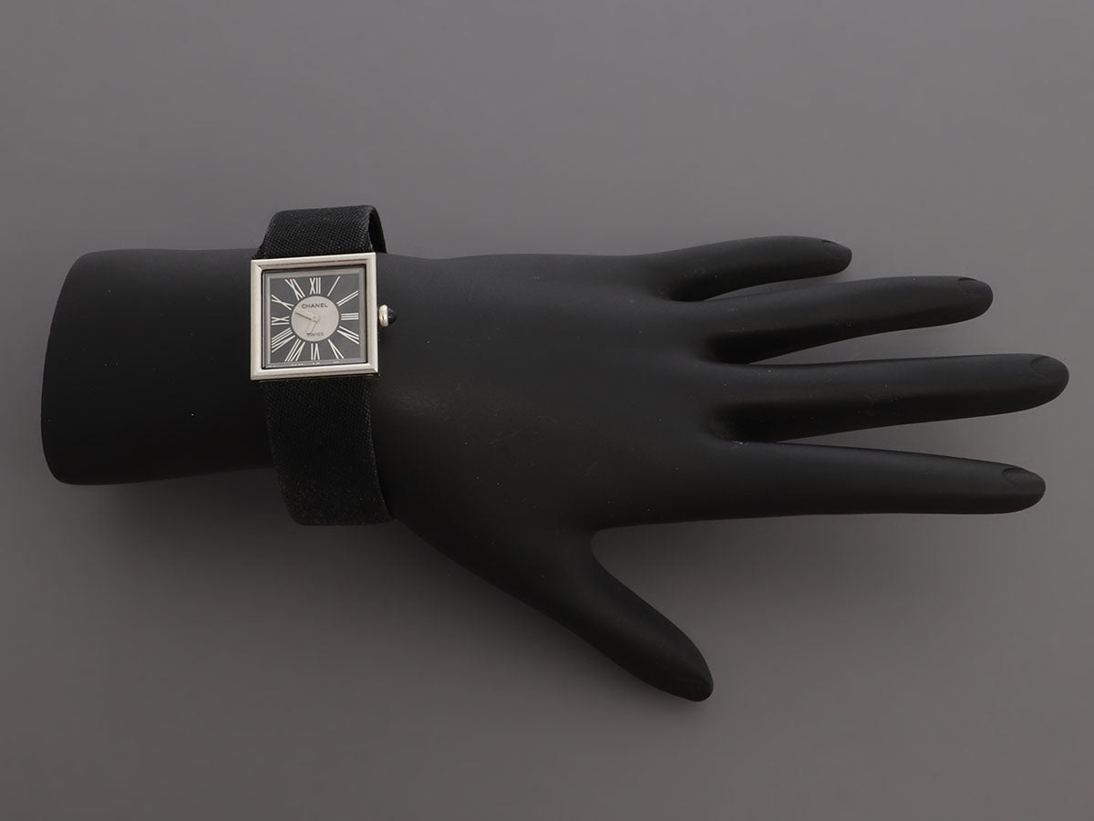Chanel Platinum MatelassÃ© Watch 19mm