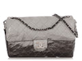 Chanel Black Quilted Vinyl Melrose DÃ©gradÃ© Flap