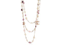 Chanel Layered Long Logo Necklace