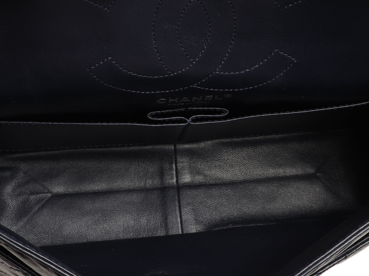 Chanel Navy Quilted Aged Calfskin 2.55 Reissue 226