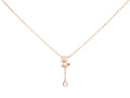 Chanel Small 18K Beige Gold Diamond NÂ°5 Necklace
