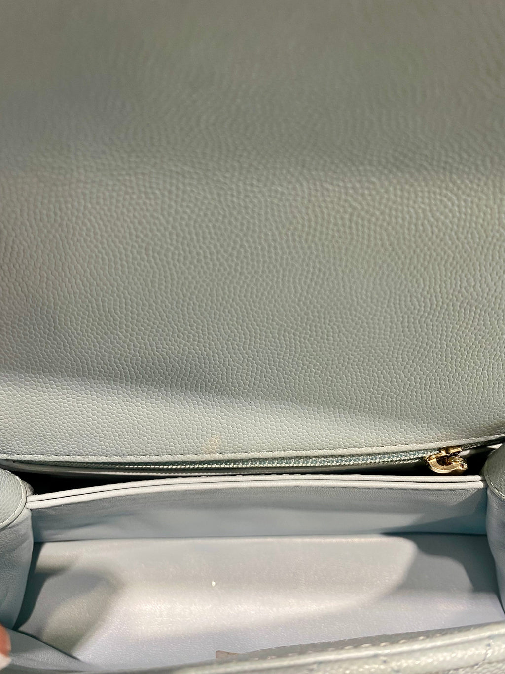 CHANEL CAVIAR QUILTED COCO HANDLE MINI FLAP BAG