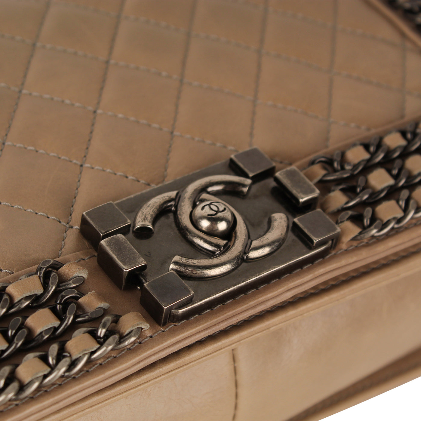 Chanel Enchained Boy Bag - Old Medium
