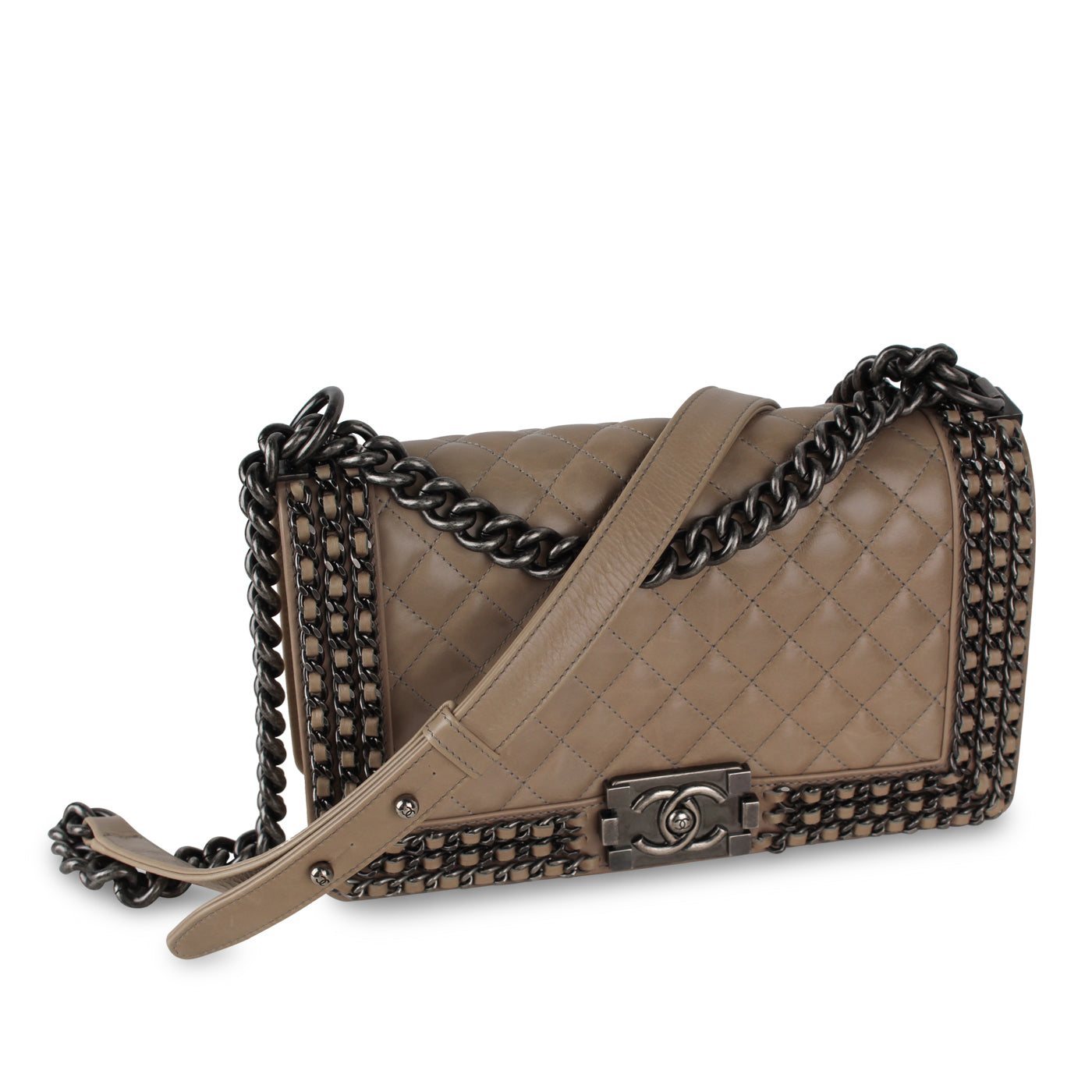Chanel Enchained Boy Bag - Old Medium