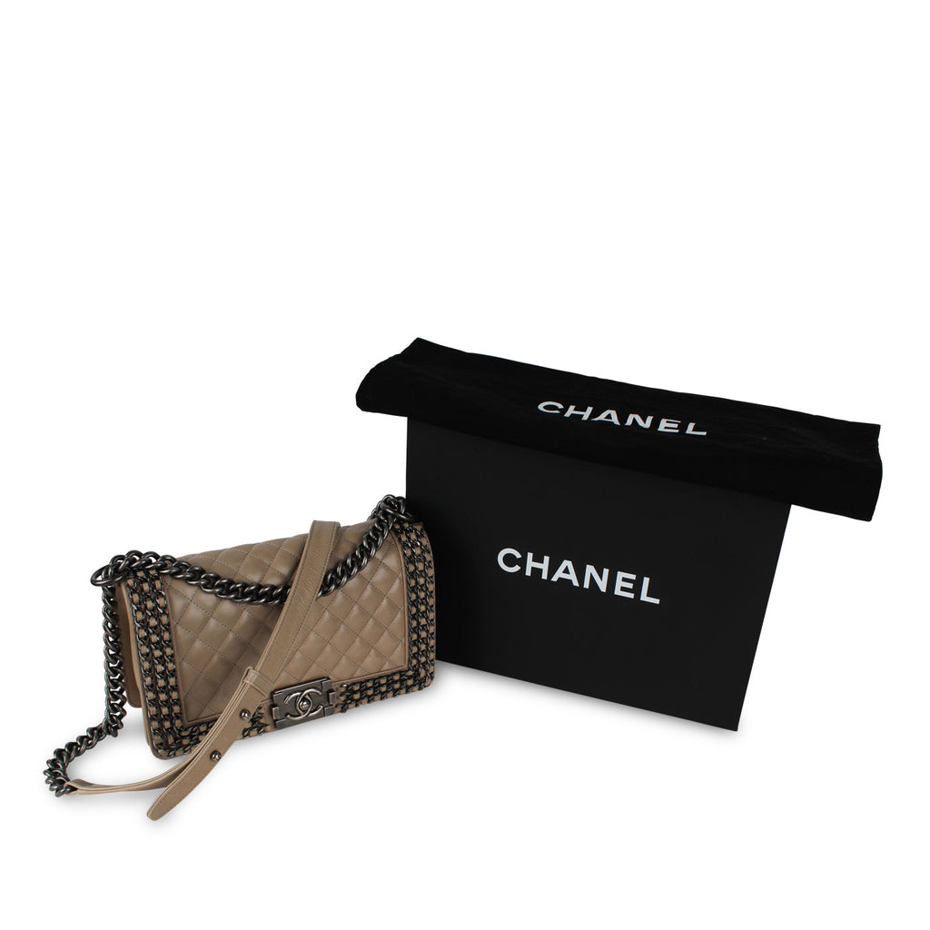 Chanel Enchained Boy Bag - Old Medium