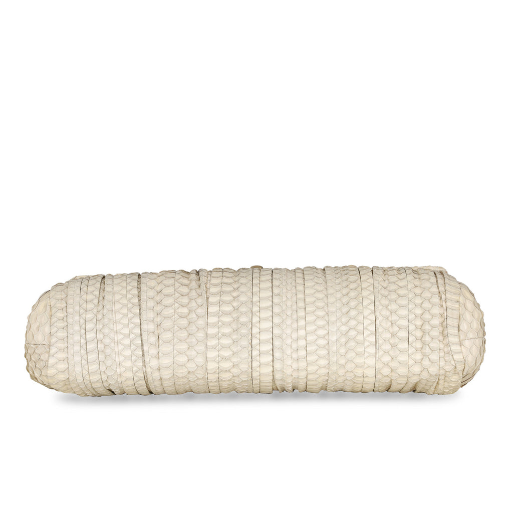 Chanel Python Pleated Flap Bag