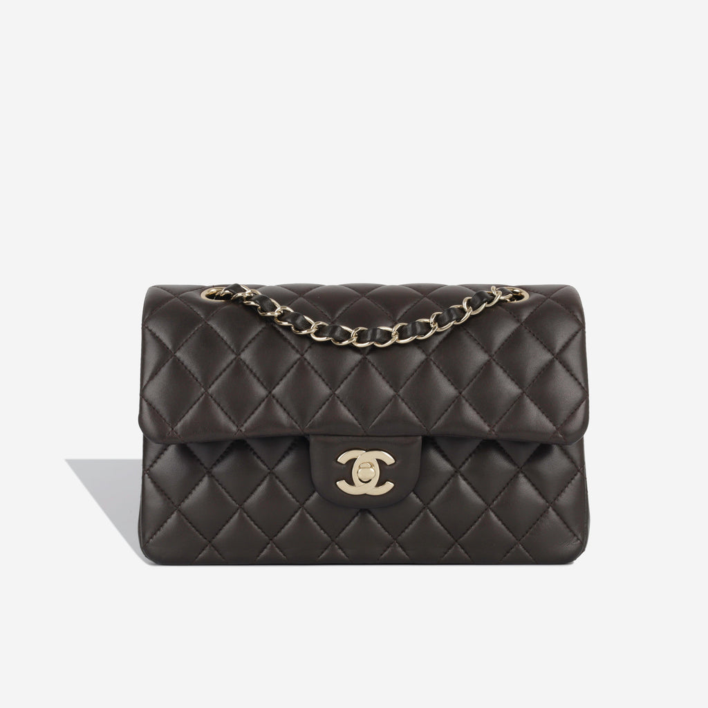 Chanel Small Classic Flap Bag - Brown