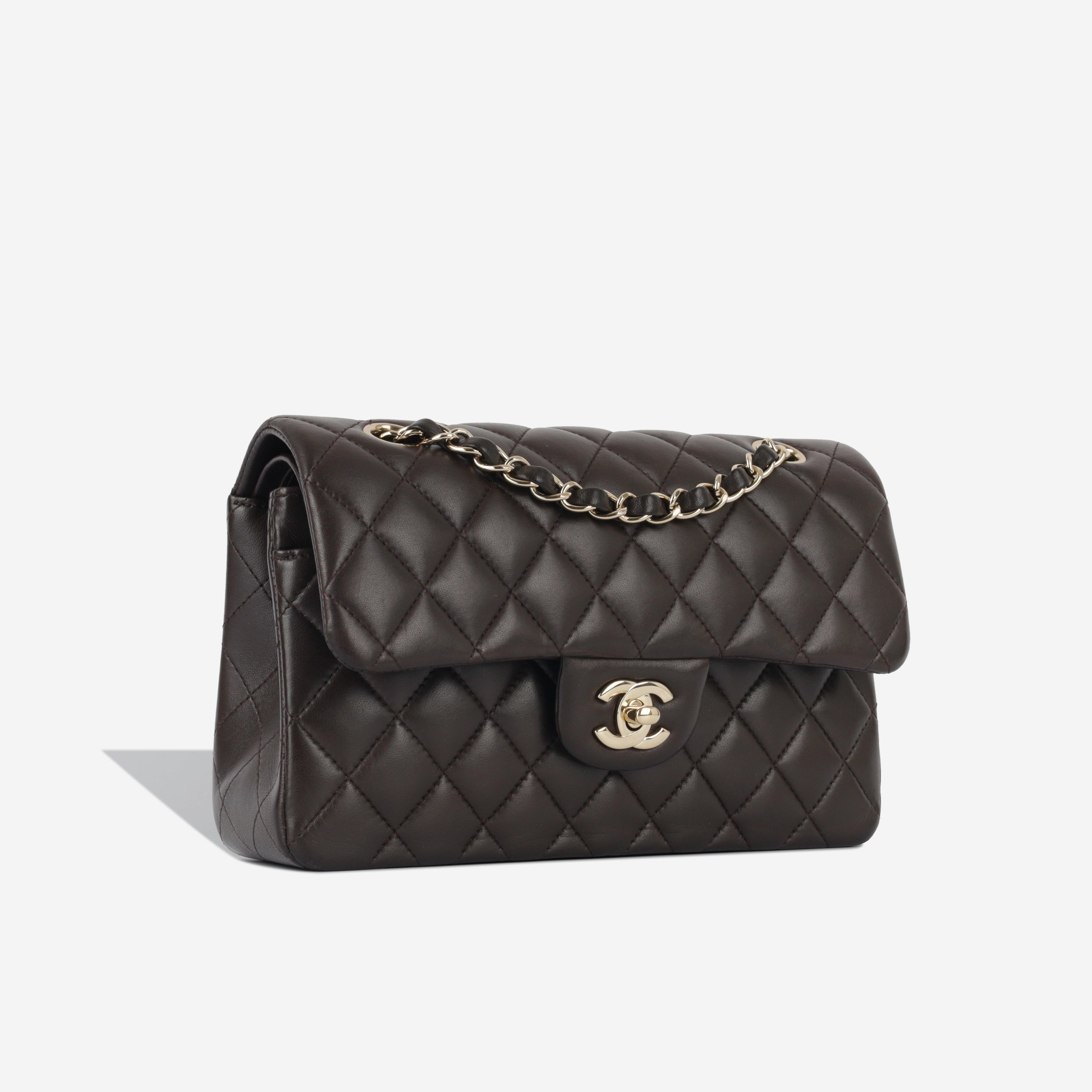 Chanel Small Classic Flap Bag - Brown