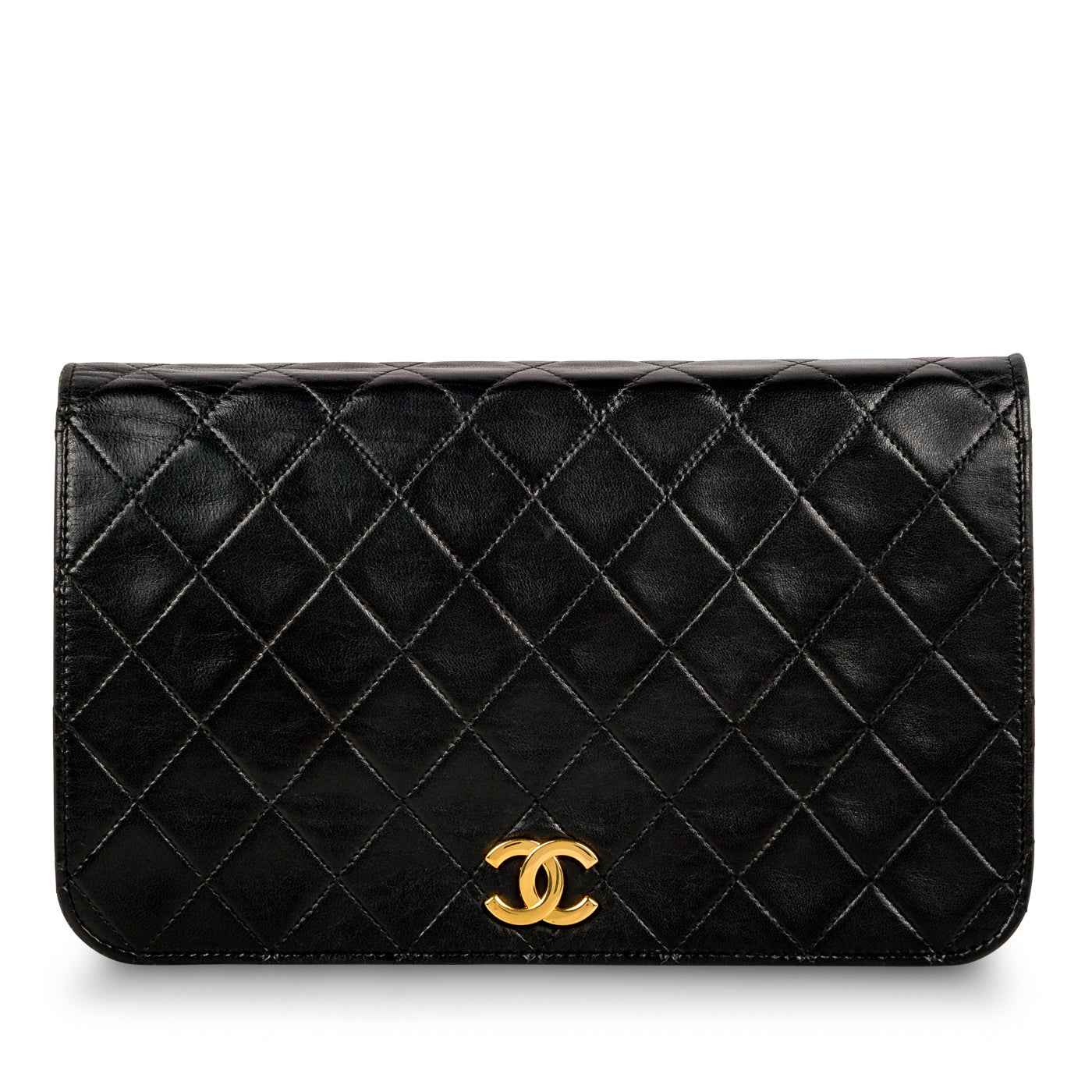 Lambskin Flap Bag - Patent