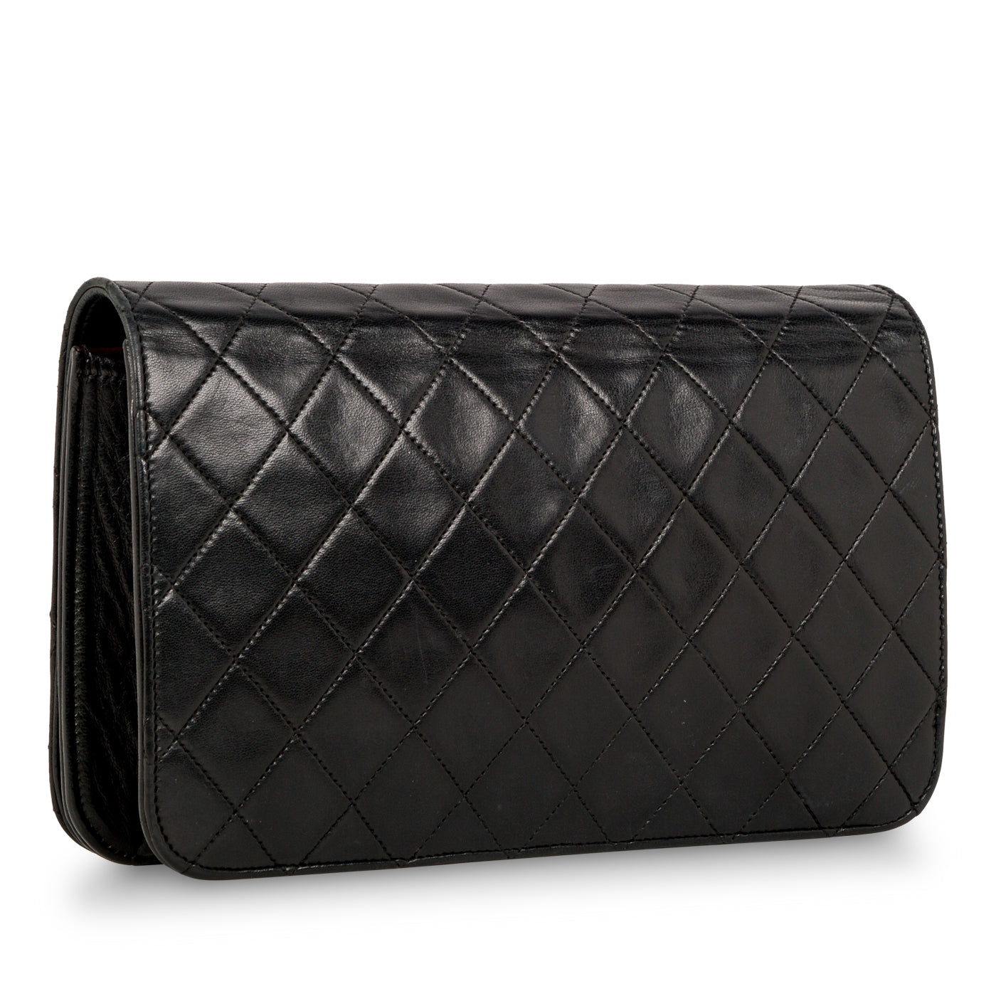 Lambskin Flap Bag - Patent