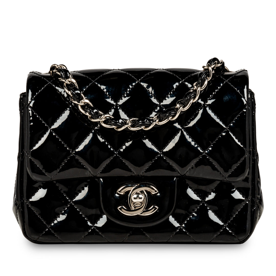 Chanel Classic Flap Bag - Mini Square - Patent
