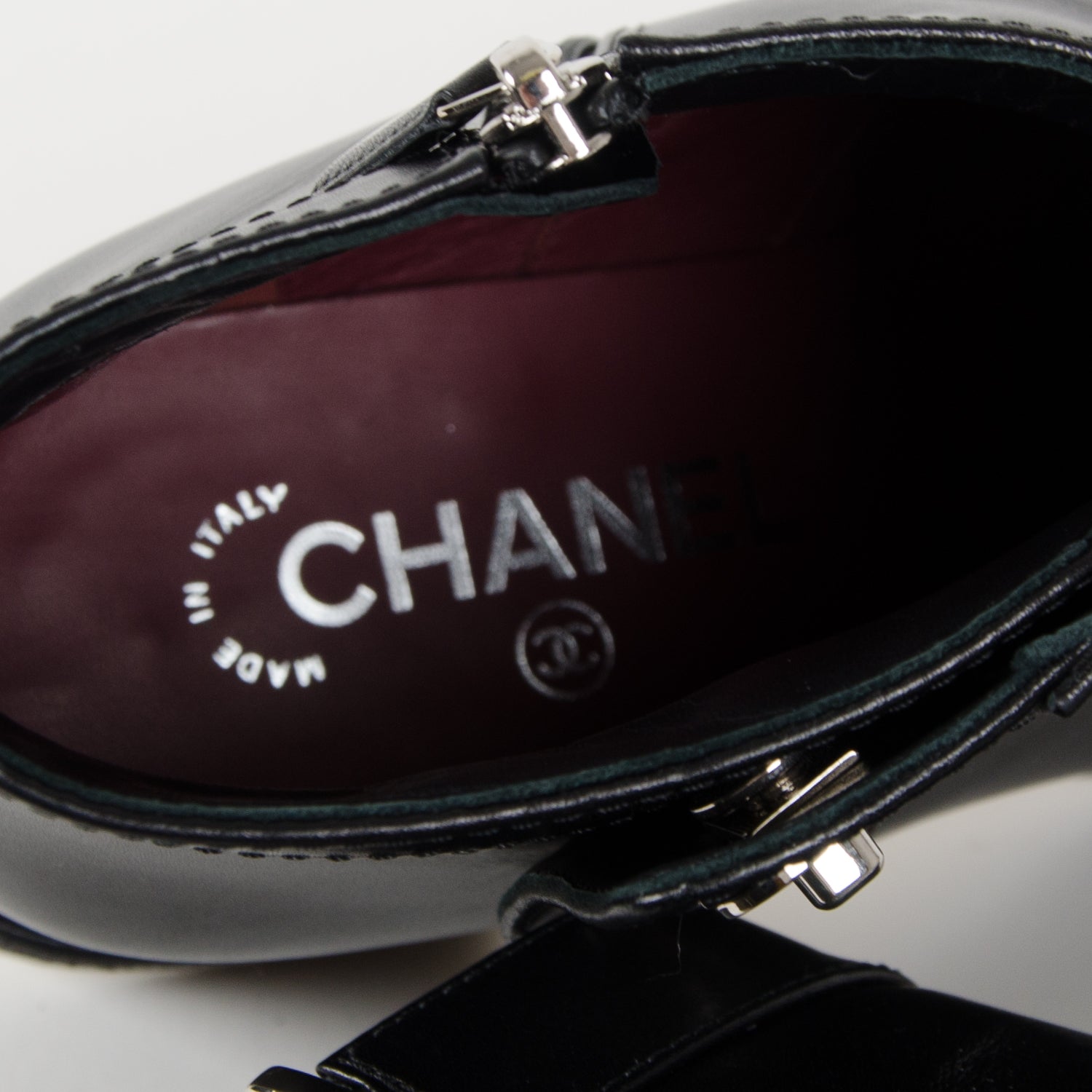 Black CC Turn Lock Boots