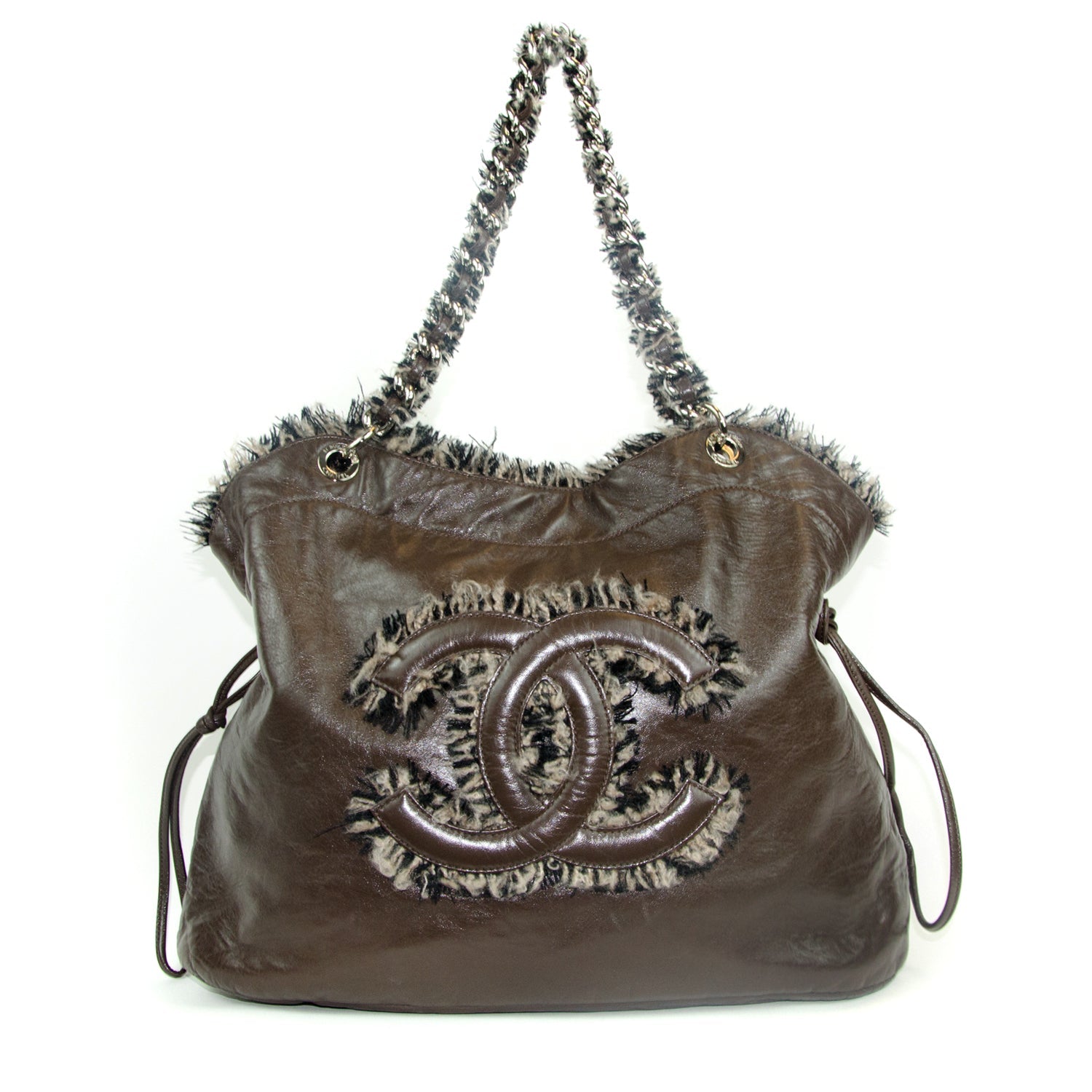 Tweed Funny Bon Bon Tote