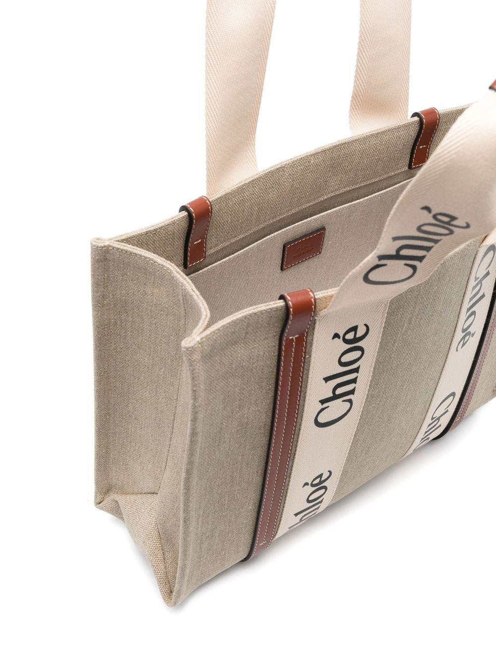 Woody Medium Canvas Tote Bag
