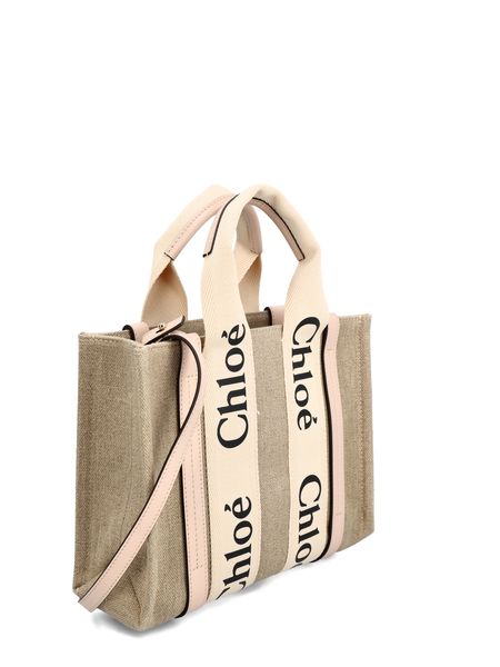 CHLOÃƒÆ’Ã¢â‚¬Â° SMALL WOODY TOTE BAG